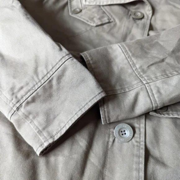 SEE BY CHLOE Military Cargo Safari Belted Trench Jacket - Green - Size 4 Small - Picture 5 of 12